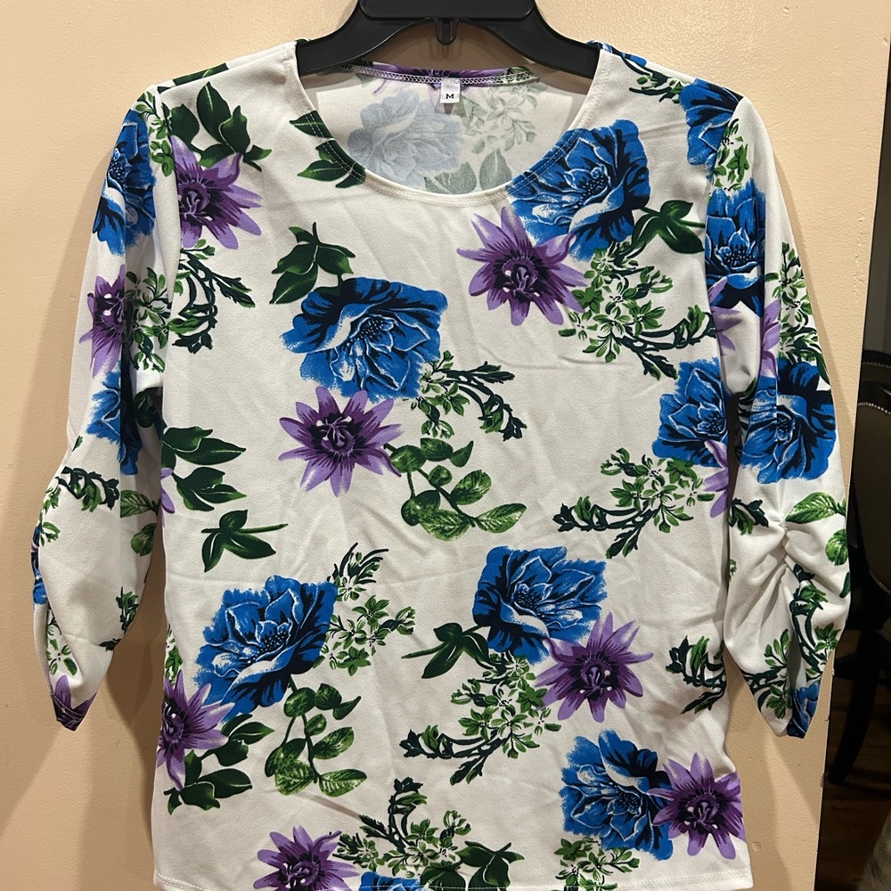 Floral Print Women's Top
